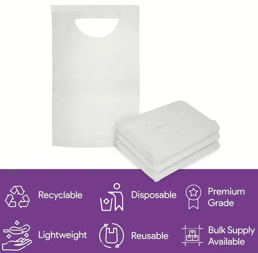 ProHeal Tie Back Disposable Adult Bibs